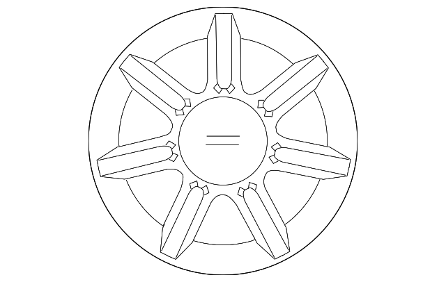 9481267 Деталь WHEEL, ALLOY