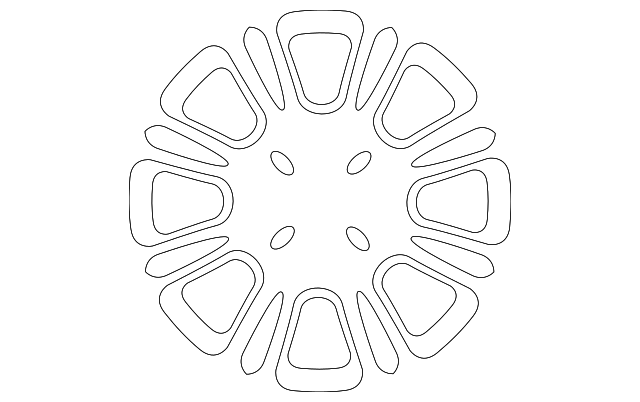 9488929 Деталь WHEEL, ALLOY