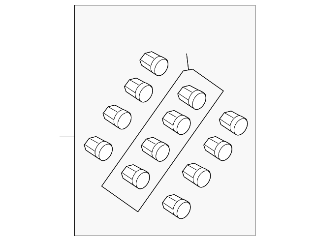 30862807 Деталь WHEEL NUT