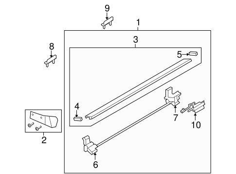 Body/Running Board for 2010 Ford Explorer #1