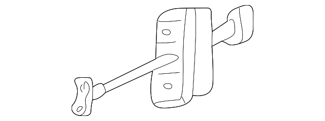 6W4Z-5423552-A DOOR CHECK, LEFT