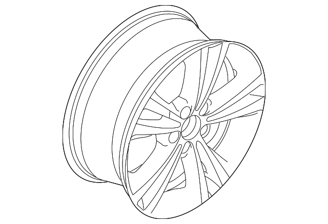 AH6Z-1007-A WHEEL, ALLOY