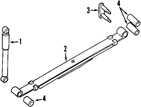 Rear Suspension/Rear Suspension for 2004 Nissan Xterra #2