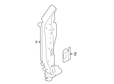 Hinge Pillar for 2016 Nissan Murano #0