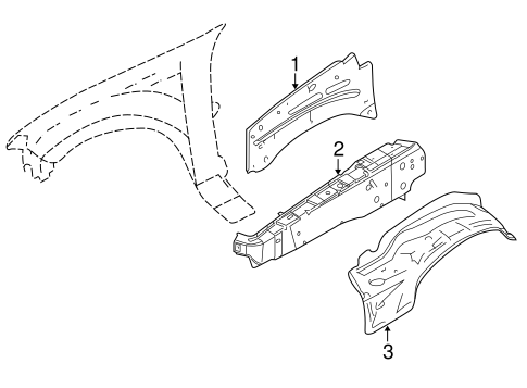 Body/Inner Components for 2003 Ford Explorer #1