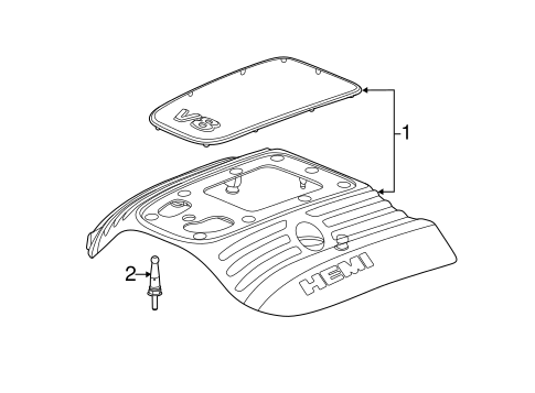 Grand Cherokee ENGINE APPEARANCE COVER