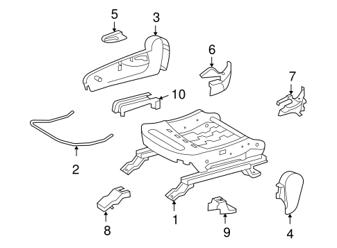 BODY/TRACKS & COMPONENTS for 2013 Toyota 4Runner #4