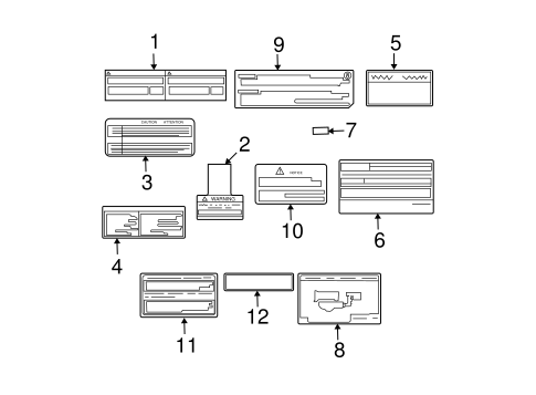 BODY/LABELS for 2004 Toyota Solara #1