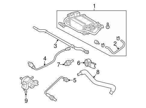 EMISSION SYSTEM/EMISSION COMPONENTS for 2010 Toyota Matrix #2