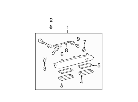 ELECTRICAL/BULBS - CHASSIS for 1998 Toyota Sienna #3