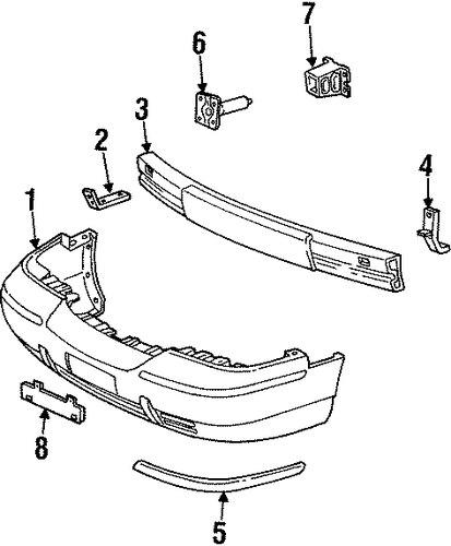 Grand Marquis BUMPER & COMPONENTS - FRONT