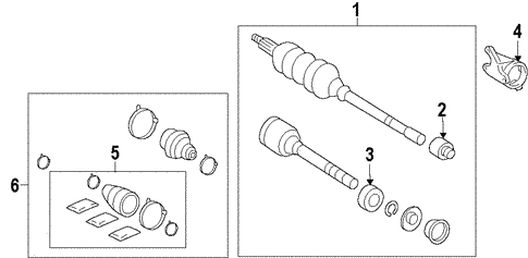 Axle Shafts & Joints for 2011 Toyota Avalon #0