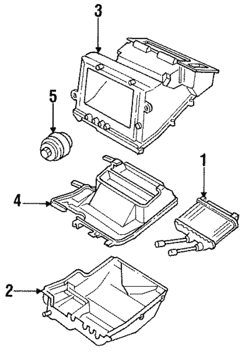 Heater for 1994 Pontiac Sunbird #0
