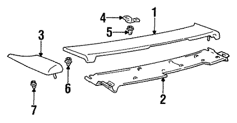 Spoiler for 1995 Toyota Paseo #0