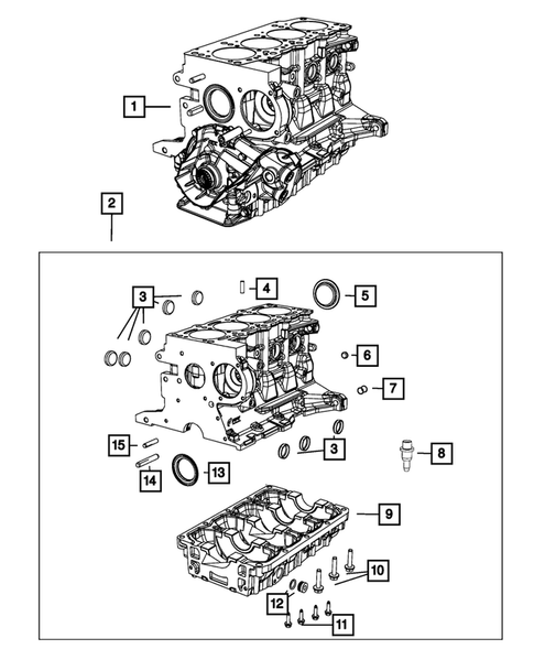 Cylinder Block for 2019 Fiat 124 Spider #0