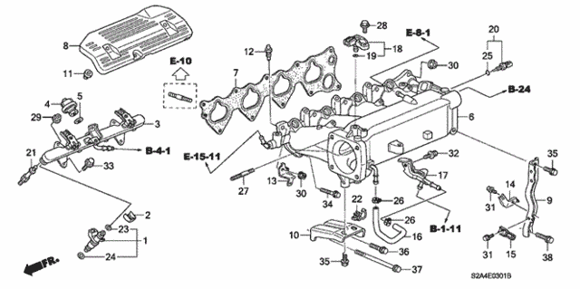 Intake Manifold ('06-) for 2007 Honda S2000 #0