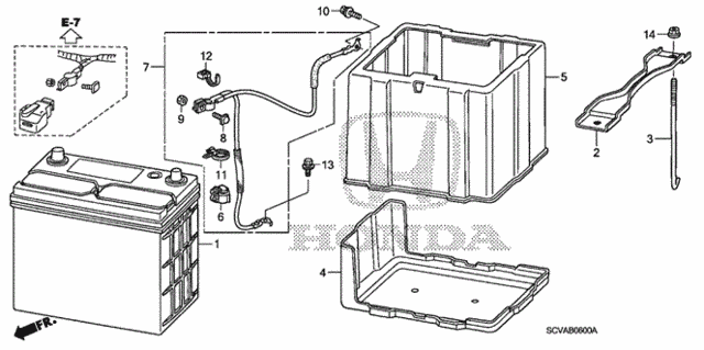 Electrical/Exhaust/Heater/Fuel/Battery for 2010 Honda ELEMENT 5-DOOR #1
