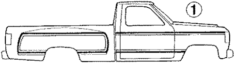 F-350 STRIPE TAPE