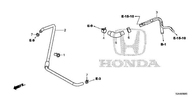 ENGINE/BREATHER TUBE (L4) for 2013 Honda ACCORD SEDAN #1