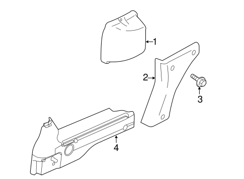 Body/Interior Trim - Side Panel for 2013 Ford Transit Connect #1