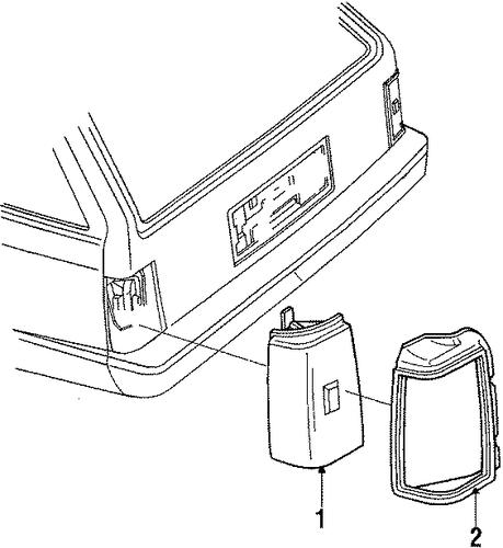 Cutlass Ciera TAIL LAMPS