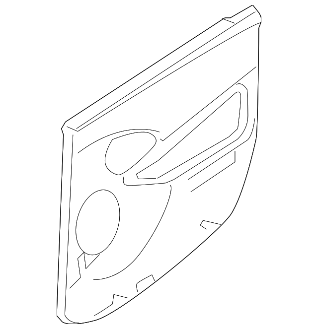 1M5Z5427407CAA DOOR TRIM PANEL, LEFT