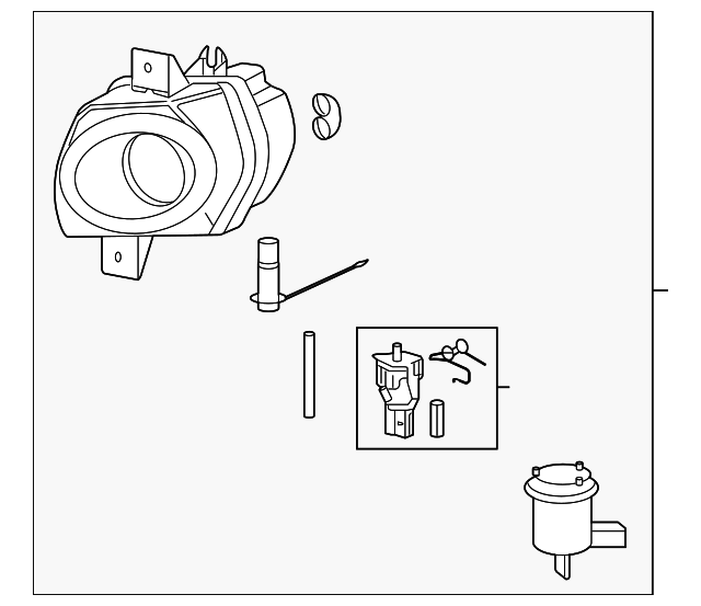 997-631-071-03 Деталь FOG LAMP ASSY