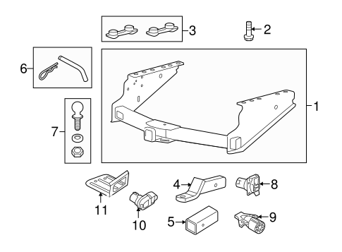Body/Trailer Hitch Components for 2016 Ford F-350 Super Duty #1