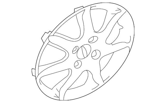 5S4Z-1130-AA Деталь WHEEL CAP