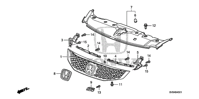 INTERIOR / BUMPER/FRONT GRILLE for 2010 Honda CIVIC COUPE #1