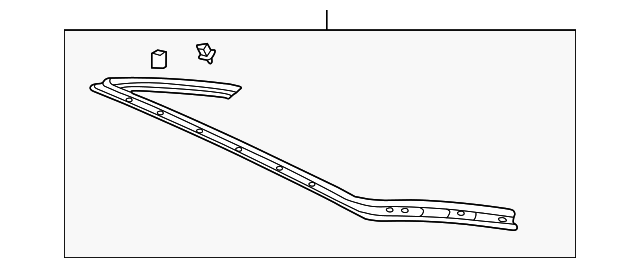 10307472 Деталь UPPER MOLDING