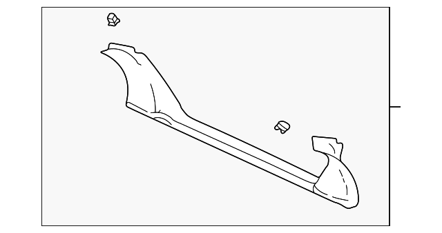 10326510 Деталь LOWER MOLDING