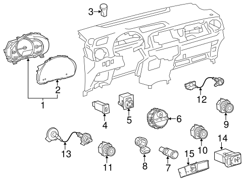 ELECTRICAL/SWITCHES for 2012 Toyota Yaris #1