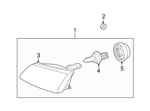 ELECTRICAL/BULBS - CHASSIS for 1998 Toyota Sienna #5