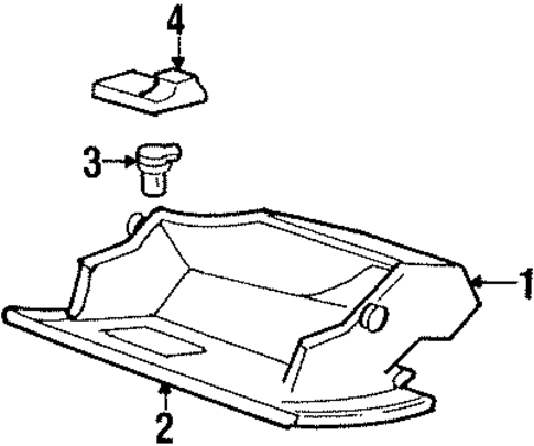Grand Marquis GLOVE BOX