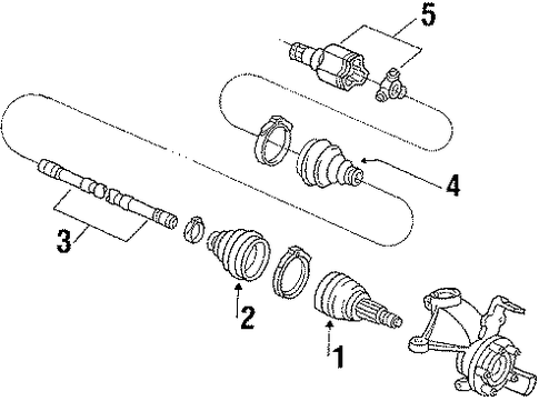 Sable AXLE SHAFT