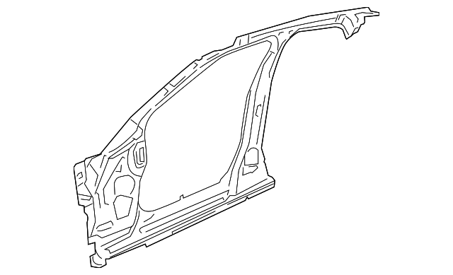 C2C7600 Деталь INNER PANEL, LEFT