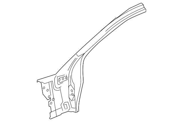 C2C7606 Деталь HINGE PILLAR, RIGHT