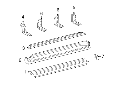 BODY/EXTERIOR TRIM - PILLARS for 2007 Toyota Land Cruiser #2