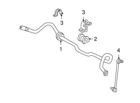 Focus STABILIZER BAR & COMPONENTS