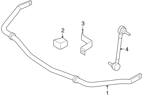 Mustang STABILIZER BAR & COMPONENTS