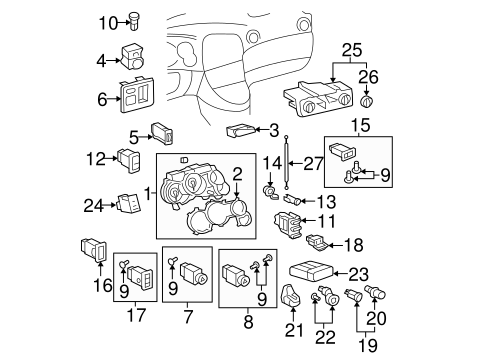 ELECTRICAL/BACK GLASS for 2005 Toyota Matrix #1
