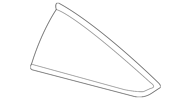 15899415 Деталь QUARTER GLASS, LEFT