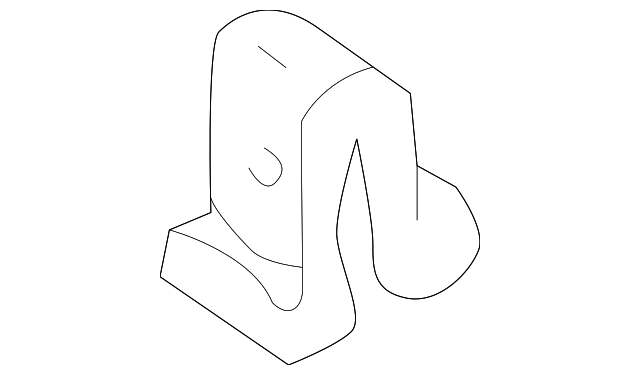 -W704193-S300 LWR CTR PLR TRIM CLIP, LEFT