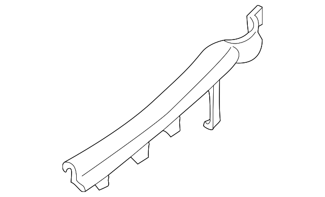 5S4Z-5413229-BAC SCUFF PLATE RETAINER, LEFT
