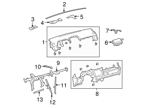 BODY/INSTRUMENT PANEL for 2013 Toyota Corolla #2