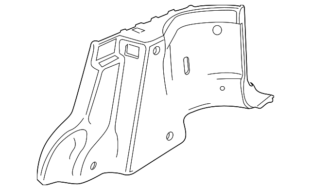 ERD000062PUY Деталь LOWER QTR TRIM, RIGHT