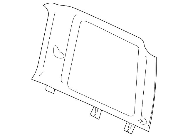 EMR000261LPR Деталь UPPER QTR TRIM, RIGHT