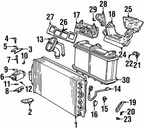 Condenser, Compressor & Lines for 1994 BMW 850CSi #0