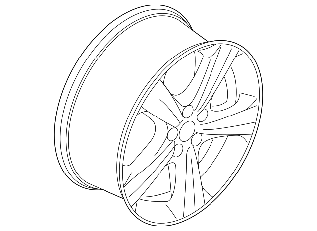 EJ7Z-1007-A Деталь WHEEL, ALLOY